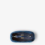 FENDI Peekaboo Mini Blue flocked denim bag with Night Butterfly embroidery - Image 2